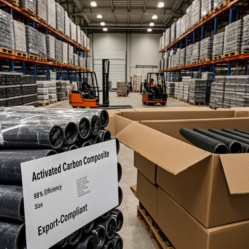 activated carbon composite filter media