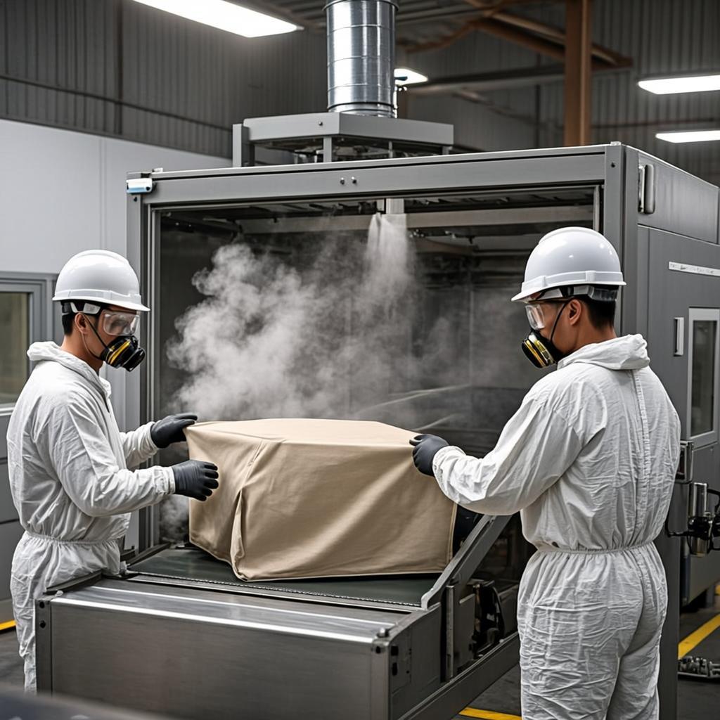 bulk air filter material