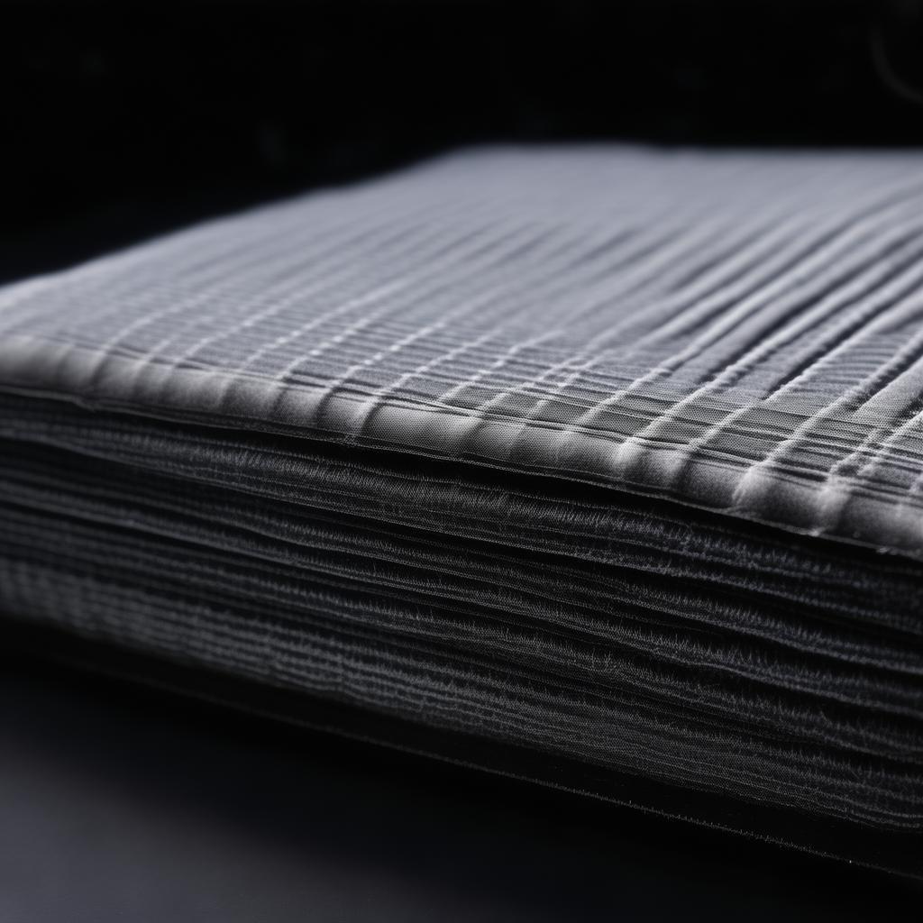 production of carbon filters adsorption drawing