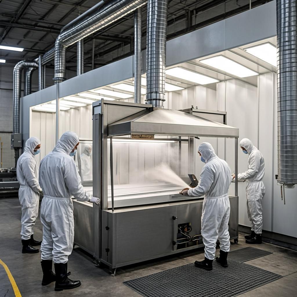 spray booth filtration system
